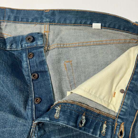 Cone Denim Mill Blue Jeans Wonderland Concepts Sample Men Indigo 34x31